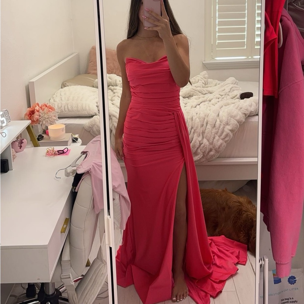KISSPROM hot pink dress